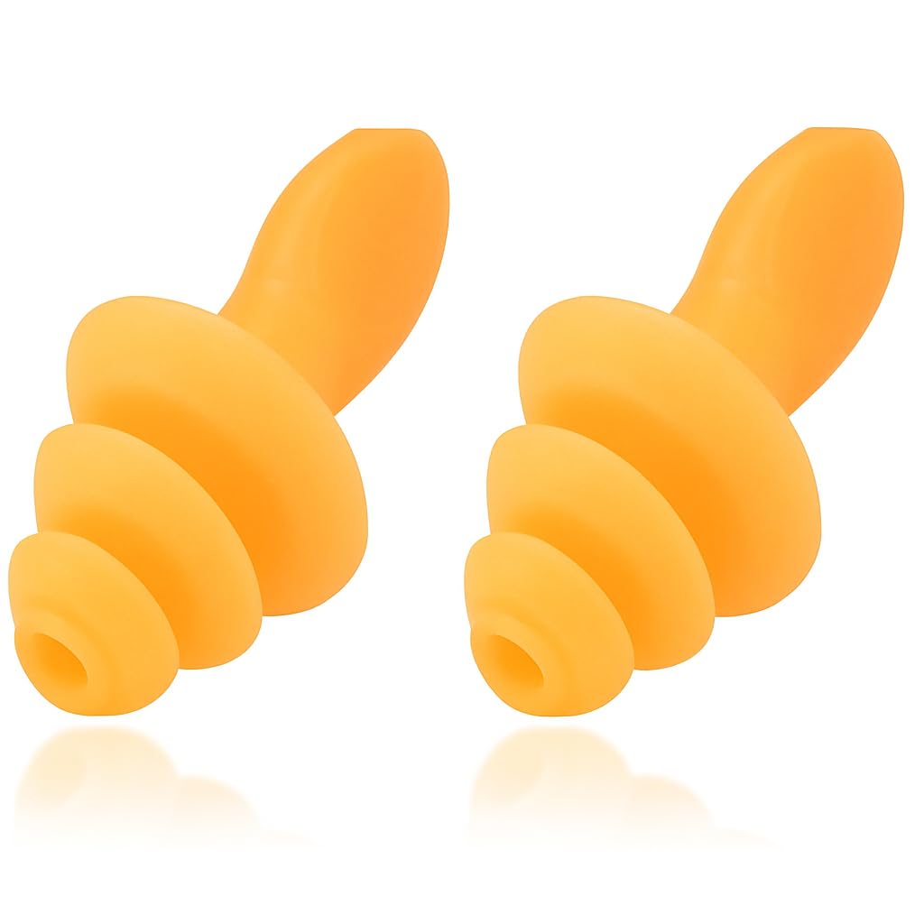 Jainco Silicone Ear Plugs with Travelling Case for Active Noise Reduction, Meditation, Sound-Sleep, Concert, Travelling, Studying, Swimming-image-46