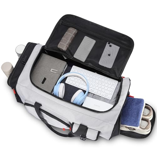 Lyweem TRAVEL DUFFLE BAG FOR MEN Large Duffle Bag Backpack For Travel, 75L Heavy Duty Gym Duffel Bag thumb #4