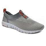 FENGDA Fenda Women&Men's Lightweight Breathable Mesh Running Walking Shoes Beach Aqua Quick Dry Casual Slip On Sneakers EU45 Orange