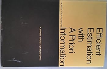 Hardcover Efficient estimation with a priori information Book
