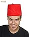 100% Egyptian Adult Red Fez Tarboush Tarboosh Turkish Ottoman Hat Complete Any Costume Hats Features With Black Tassel Large Traditional Egypt Arabic Arabian Accessory Men & Women Fine Cotton