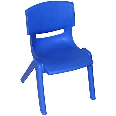 alles-meine.de GmbH Kinderstuhl - BLAU - stapelbar/kippsicher/bis 100 kg belastbar Cover