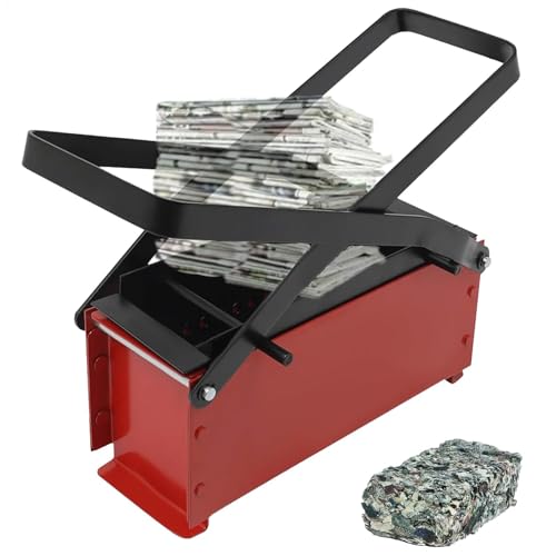 Briquetadora de madera de papel Máquina para la producción de ladrillos porosos | Máquina de ladrillos de papel usado, prensa de ladrillos, prensa de ladrillos de periódicos, reciclaje ecológico para
