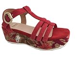 Kanna KV8363 Damen Plateau Sandale mit Riemchen (EU 39)