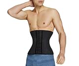 TOBEEY Entrenador de látex para Hombre Entrenador para Adelgazar Corsé Ropa Interior correctiva Abdominal