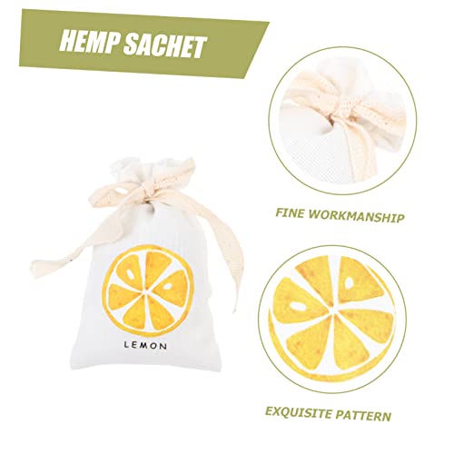 Garneck 4 Peças De Sachê De Linho Perfumado Decorações Para Refrescadores De Carro Em Casa Lavanda A