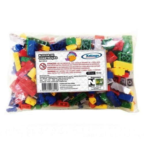 Blocos de Montar - 200 Peças - Blocos Criativos - Xalingo 10332