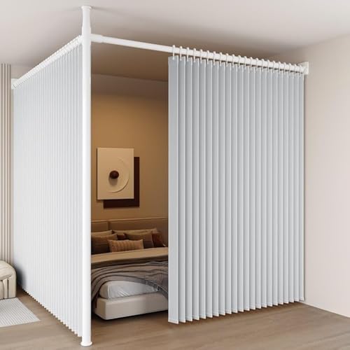 �˂����� �p�[�e�[�V���� �����d�؂� �J�[�e���t��X2 �A�R�[�f�B�I���J�[�e�� ����\ �Ռ� ���n ���� �L�k���߉\ �h���f�M 3�|�[�� ���ς�_ ������� ���t���ȒP(E,��110-160cm ���s360-410cm)