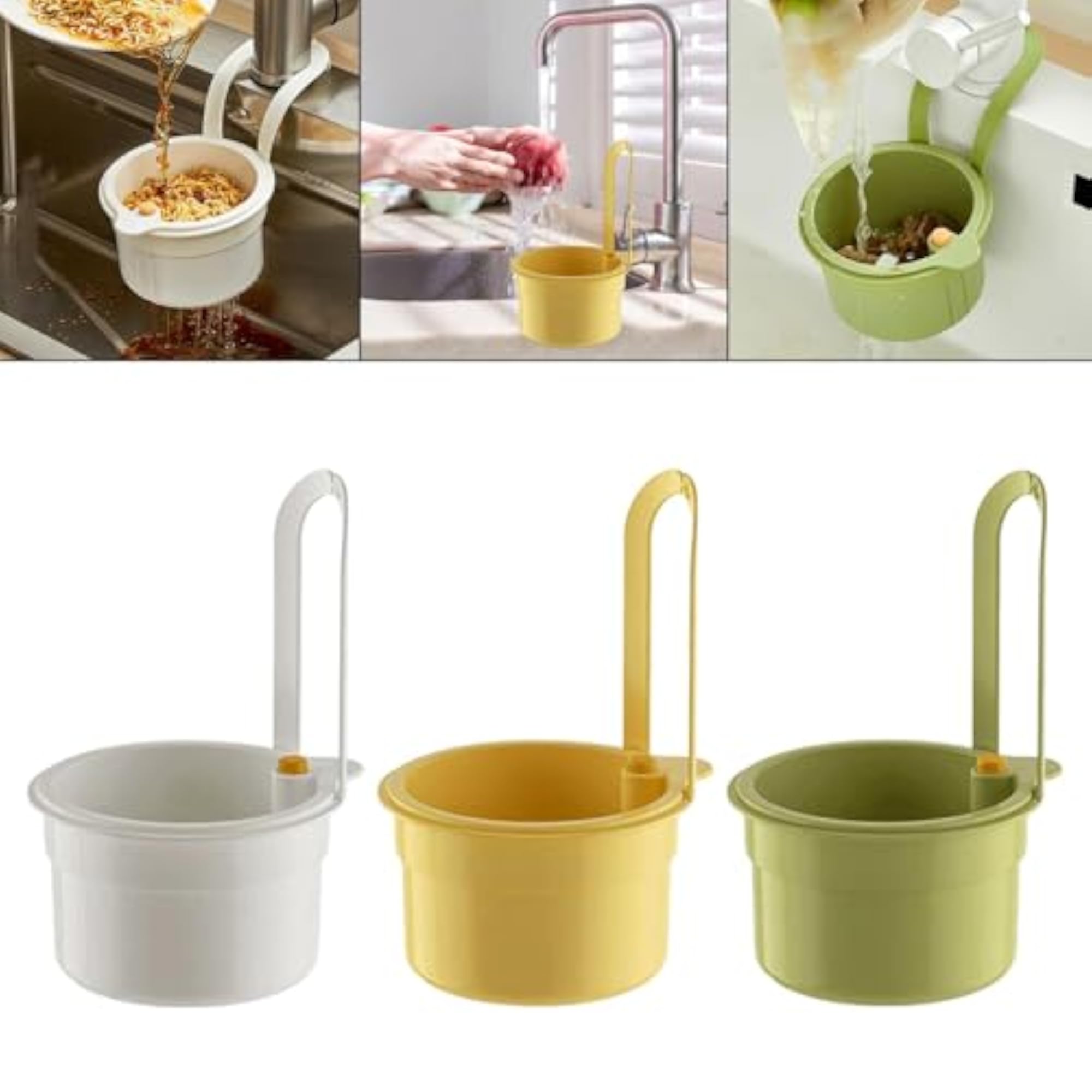 Multifunctional Kitchen Sink Drain Basket, Food Waste Filter