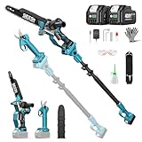 【2026年新型】SEESII たかえだ電動チェーンソー 10インチ 充電式 電動剪定ばさみ 1台4役 最大切断径250mm 125-250cm無段階伸縮ポール 4.0Ahバッテリー2個付 ブラシレスモーター搭載 ハンディチェンソー 手持ち 高枝切り両用 マキタ18V互換 庭木 剪定 伐採 薪作り 枝打ち M10G (10インチ)