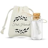 Glasflasche mit Korken zum Andenken an den ersten Haarschnitt/die erste Locke des Babys, Gefäß zur Aufbewahrung und Erinnerung an das Haar des Fötus, Geschenk zur Taufe, Babyparty (customized)