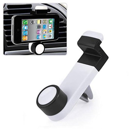 Car Mount AC Air Vent Phone Holder Rotating Cradle Swivel Dock Strong Grip for Samsung Galaxy J7 Refine - Samsung Galaxy J7 Sky Pro - Samsung Galaxy Note 3 (N9000)
