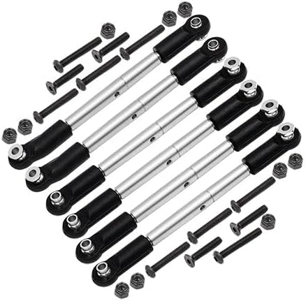 GPM For Losi 1:10 Lasernut U4 Tenacity LOS03028 / Tenacity DB Pro LOS03027V2 Upgrade Parts Stainless Steel Adjustable Tie Rods - 18Pc Set