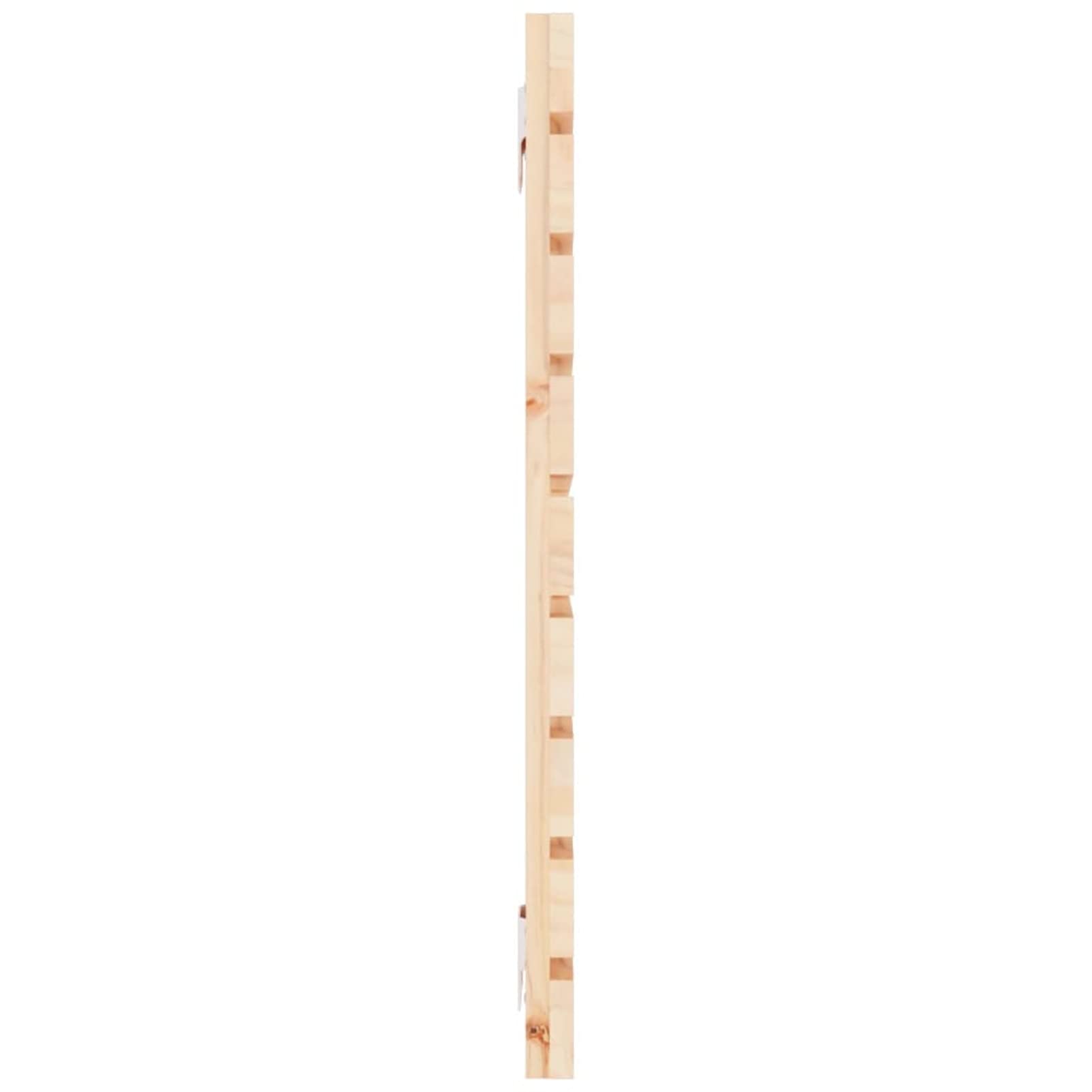 824758 Testiera da Parete 141x3x63 cm in Legno Massello di Pino Testata in Legno,Testata Letto Matrimoniale Muebles Dormitorio Spalliera Letto Testiere per Letto Matrimoniale