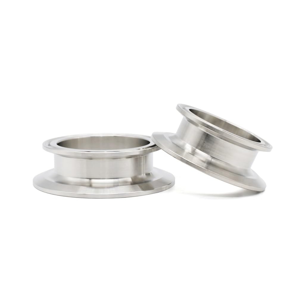 1 szt. 304SS Tri Clamp Reduktor Końcowy Pokrywa - ID węża 32mm - Trwałe akcesorium do montażu rur do domu i ogrodu(2 inchx4 inch)