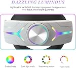 Pack de Batterie de Sangle de Tête pour Meta Quest 3, avec Pack de Batterie Étendu de 12000mAh, avec Lumière RGB (Compatible avec Meta Quest 3S)