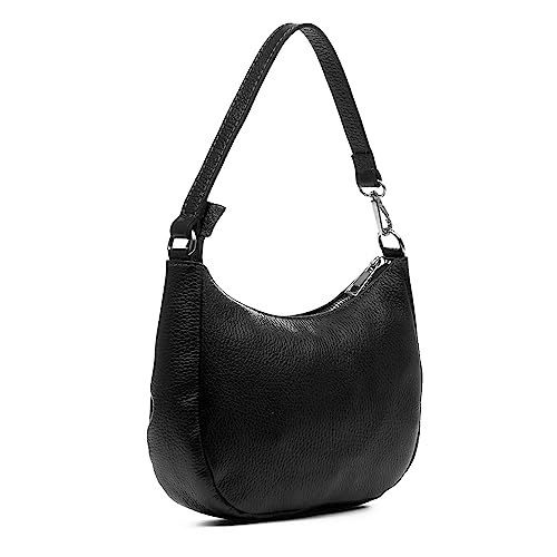 Sac à main en cuir véritable noir Altivole pour vos sorties citadines - 2
