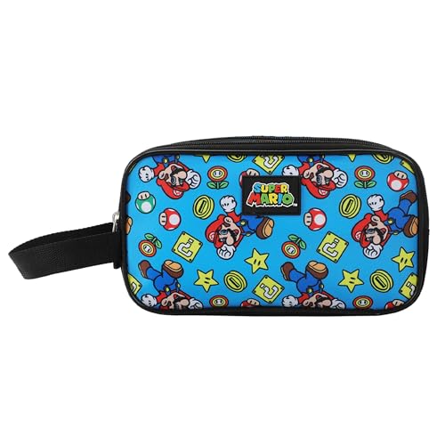 Super Mario Brothers Dual-Compartment Utility Case With Webbing Pull Handle