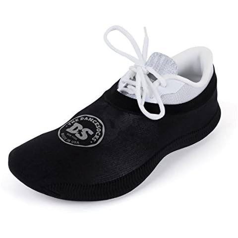 THE DANCESOCKS for Carpet | Made in USA Original Over Sneaker Socks for Dance (Black) Cover