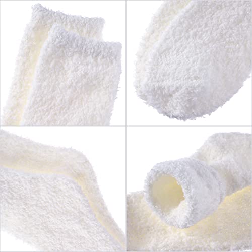 Image of MQELONG Womens Super Soft Fuzzy Cozy Home Sleeping Socks Microfiber Winter Warm Slipper Socks