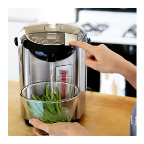Image of Tiger PDU-A40U Electric Water Boiler and Warmer (135 oz, Black)
