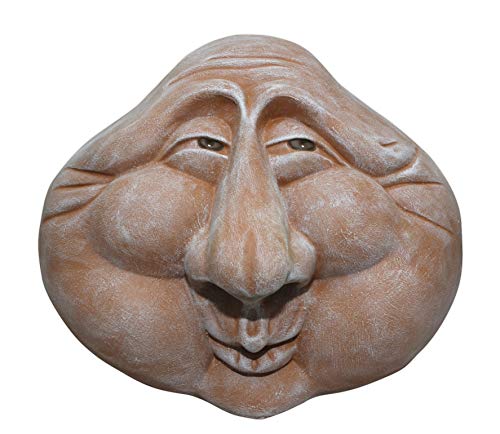 face en pierre pour décoration de jardin en pierre reconstituée en terre cuite Cover