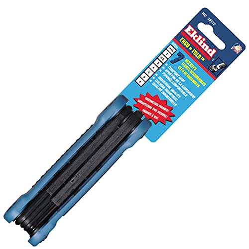 Eklind Tool 25172 Ergo-Fold Fold-up Hex Key allen wrench - 7pc set Metric MM sizes 2-8 image 3