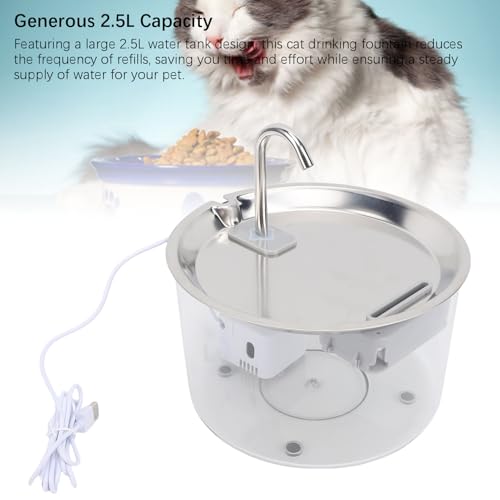 Dispensador Automático de Agua para Gatos 3L Transparente miniatura 4