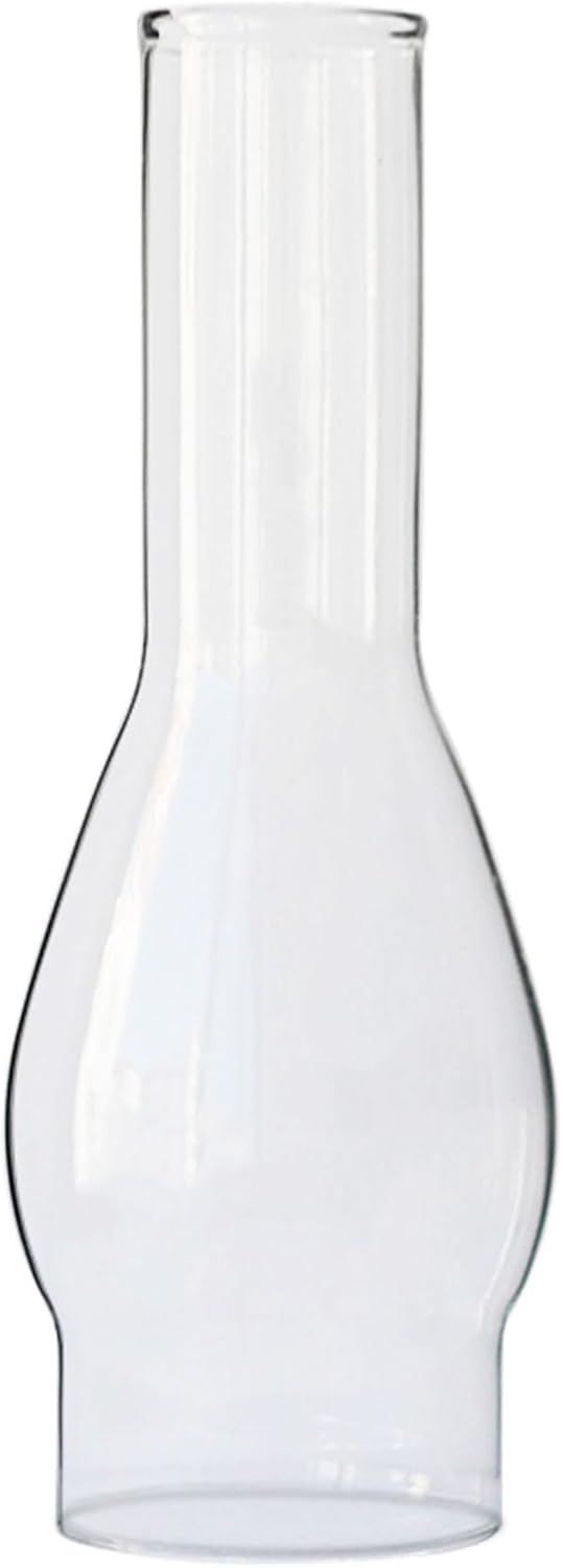 3 Inch Base × 10 Inch Height Clear Oil Lamp Chimney Replacement Kerosene Lamp Shade Tall Hurricane Lamp Glass Chimney for Old Kerosene Lamps