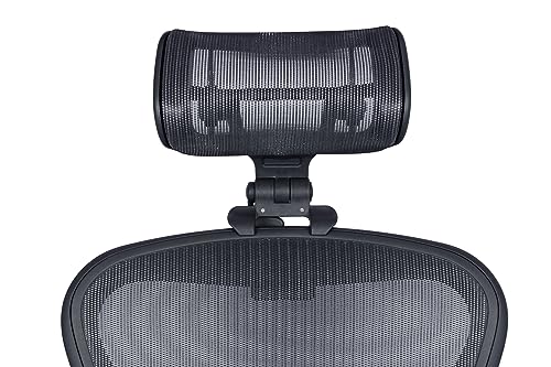 Engineered Now The Original Headrest for The Herman Miller Aeron Chair (H4 for Remastered, Onyx)