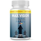 Max Vigor Metabolism Peak Kapseln | Bewährte Zutatenkombination | Schonende Anwendung | Inhalt: 60 Kapseln