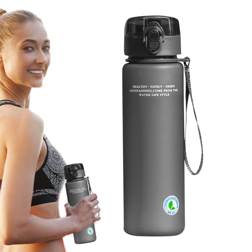 Qkbuza Botella de agua para bicicleta, botella de agua Deportes - Botella de agua de viaje de gran capacidad de 800 ml con filtro | Contenedores de bebidas para deportes y al aire libre, mujeres