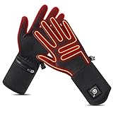Beheizte Handschuhe Winter Ski Heizung Warme Handschuhe Outdoor Sport Elektrische Heizung Handschuhe Radfahren Touch-Screen-Bergsteigen Männer und Frauen