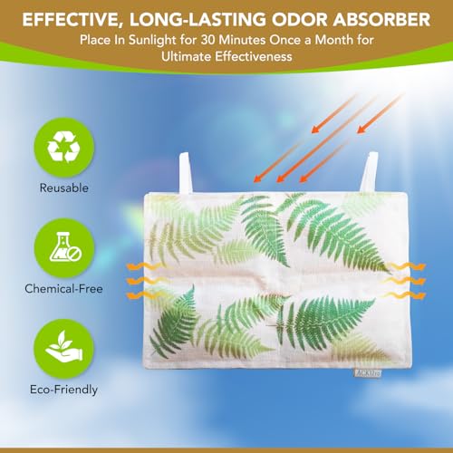 Chaleco absorbente de olores de carbón activado de bambú reutilizable para ropa 3