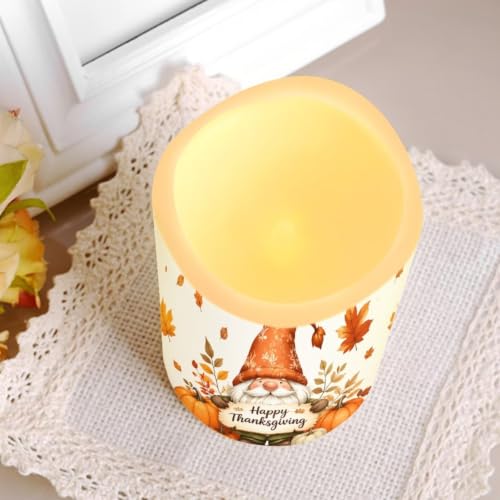 Image of Cardinal Christmas Electric Flameless Candles Set of 4 | Xmas Poinsettia Flameless Candle Set with Timer, Battery Operated, Fake Candles for Living Room, Table Centerpieces