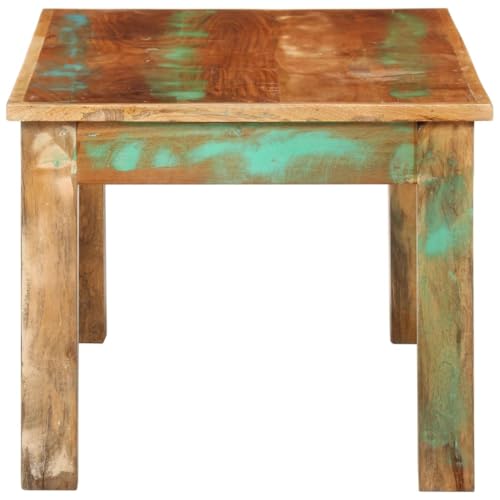 Table basse en bois recyclé faite main, meuble de salon durable - 4