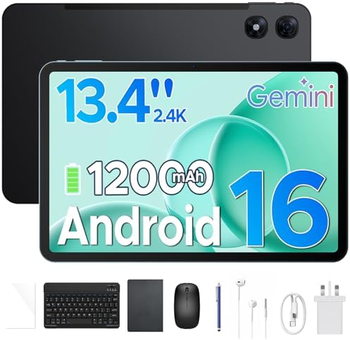 P13 Pro Tablet 13.4 Pulgadas 120Hz Android 16, 48GB RAM + 256GB(T...