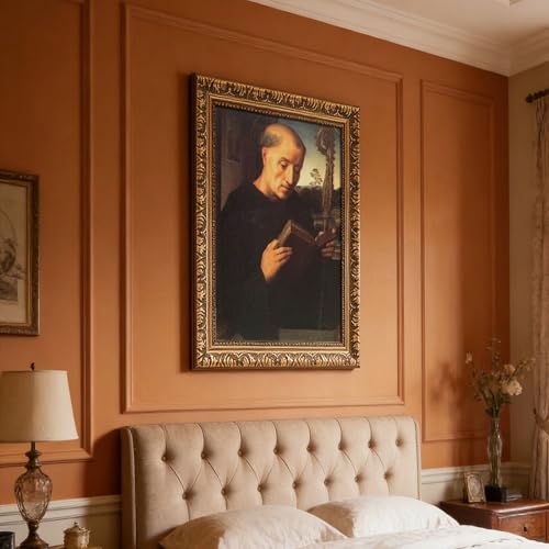 Cadre à suspendre Saint Benoît de Nursie Hans Memling pour mur vide - 7