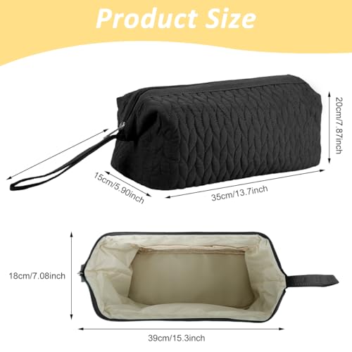 Image of MAYCREATE Airwrap Travel Case for Dyson /Shark Flexstyle, Black | Hair Dryer Bag Storage, Protects Styling Tools, Compact Fabric Pouch, Easy Zip Access, Dyson Bag Organiser