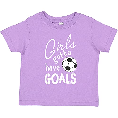 inktastic Girls Gotta Have Goals- Soccer Toddler T-Shirt - Short Sleeve