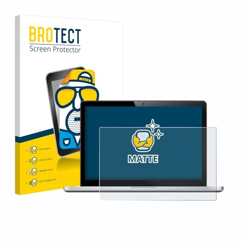 BROTECT 15.6' Entspiegelungs-Schutzfolie für Notebooks mit 15,6 Zoll (39.6 cm) [345 mm x 194 mm, 16:9] Matt, Anti-Fingerprint