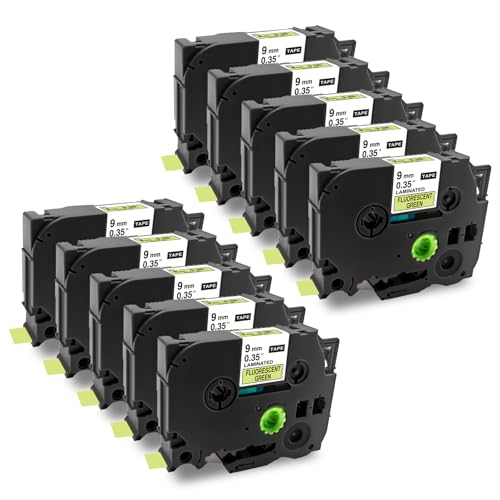 Sluxjet ݊ s[^b` e[v 9mm uΒn TZe-D21 Tz-D21 ev uU[H s[^b`L[u P-touch ėp e[vJ[gbW 8m P^b` @Ή PT-P710BT PT-2500PC 10