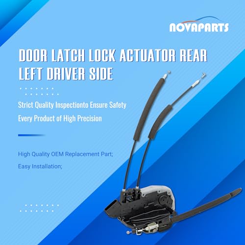 Image of NOVAPARTS Door Latch Lock Actuator Rear Left Driver Side 82501-1KA2A for 2011-2017 Nissan Juke L4 1.6L Replaces # 825011KA2A 825011KA0A 82501-1KA0A