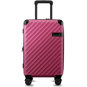 LUGGEX Luggage with Spinner Wheels,...