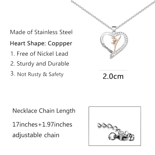 BNQL Taekwondo Necklace for Girls Women - Martial Arts Jewelry Gifts for Taekwondo Lovers2