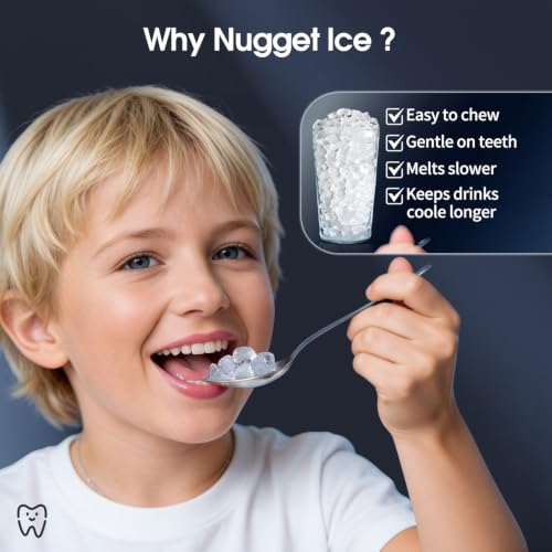 Máquina de Hielo Nugget de Mostrador 33 Lbs/24 H miniatura 5
