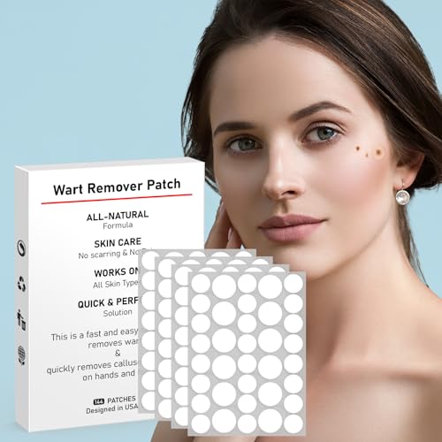 Image of WABRINY Wart Remover Patches, Fast & Easy Operate Hydrocolloid Gel Waterproof Invisible Sticker -CM