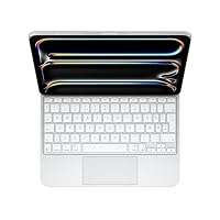 Apple iPad Magic Keyboard Case für das 11'' iPad Pro (M4) für angenehmes Tippen, integriertes Trackpad, Reihe mit Funktionstasten, Norwegisch - Weiß ​​​​​​​ – Ansicht 4