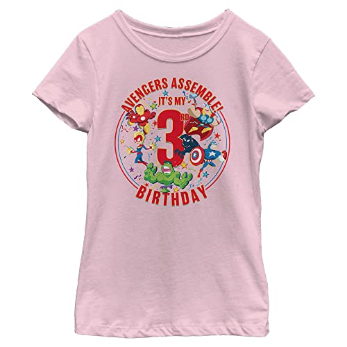 T-shirt Avengers 3 ans pour fille - Haut anniversaire Marvel
