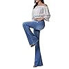 VIPONES Women's Flare Bell Bottom Jeans High Waist... #2